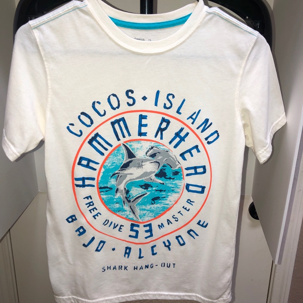 Gap Kids Boys L Short Sleeve Tee Off White